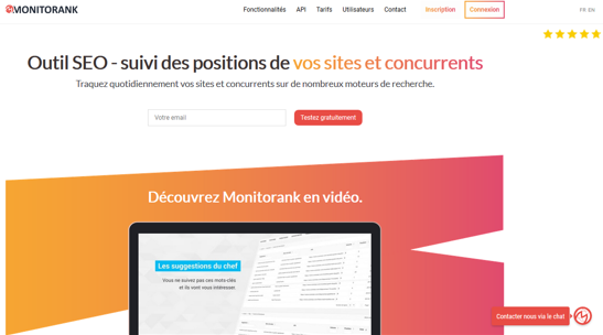 Capture d'écran de MonitoRank