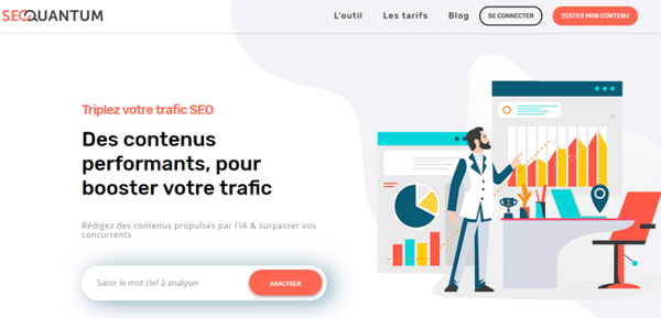 Capture d'écran de SEOQuantum
