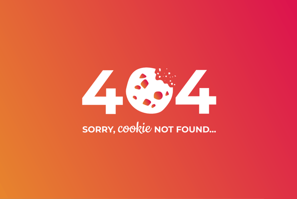 Sur cette photo, une erreur 404 pour les cookies annonce la fin des cookies.