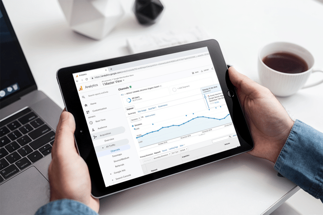 L'interface de Google Analytics