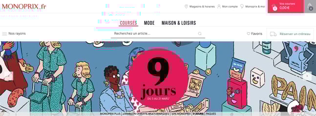 navigation horizontale et menu burger - monoprix-1