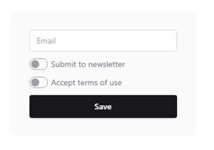 Exemple d'un composant email