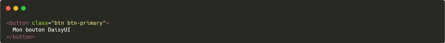 Exemple de bouton stylisé avec DaisyUI dans un projet Symfony utilisant TailwindCSS