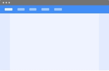 Menu pull-down / menu linéaire