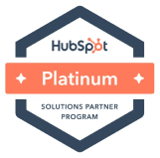 Badge la certification HubSpot Platinum Partner