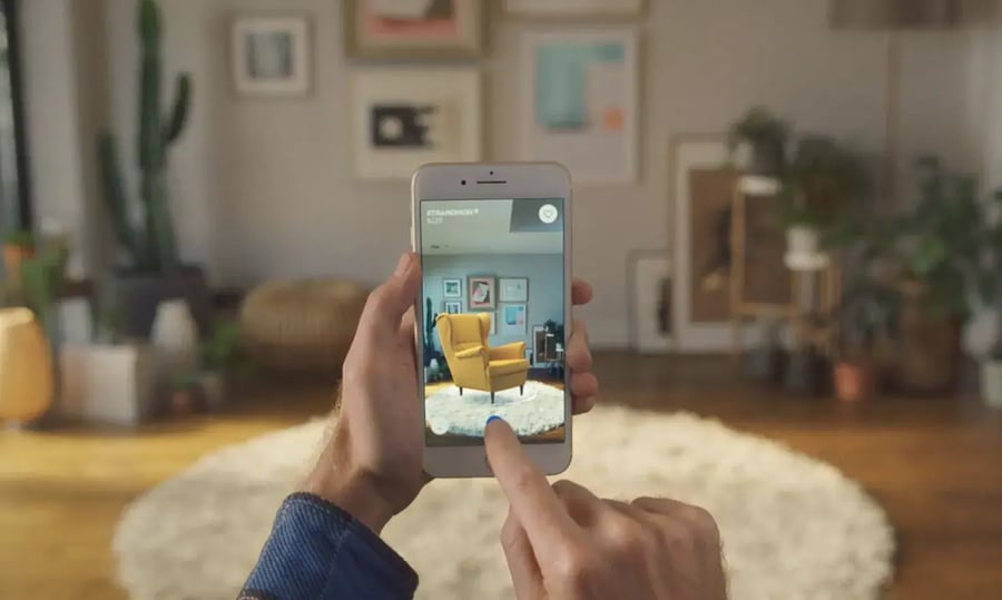 Exemple d'une interface invisible chez IKEA