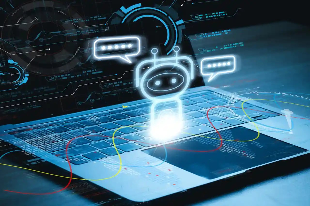 Un chatbot conversationnel met en relation un site internet avec un utilisateur.