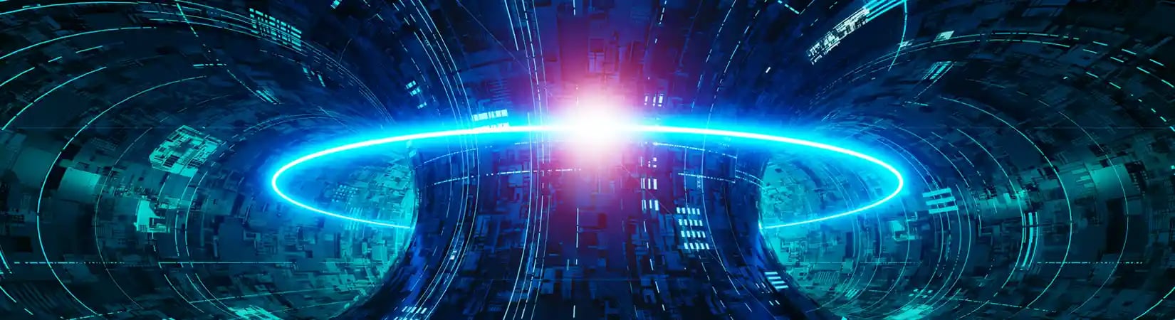 Illustration conceptuelle d’un générateur d’énergie à fusion nucléaire en rendu 3D