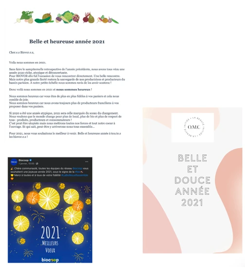 carte de voeux 2021 - douceur
