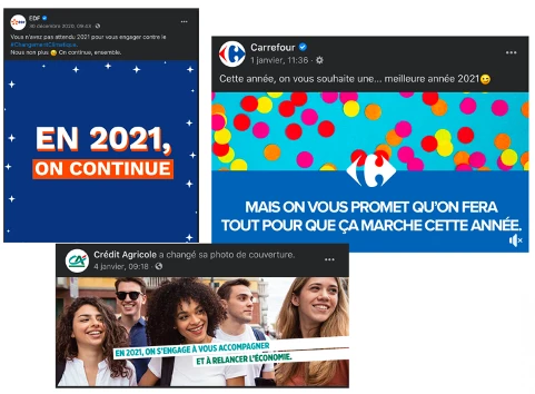 carte de voeux 2021 - tendance optimiste