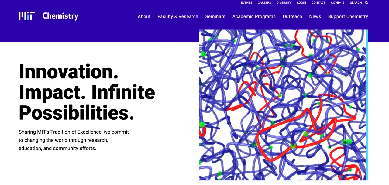 site du département de chimie du MIT
