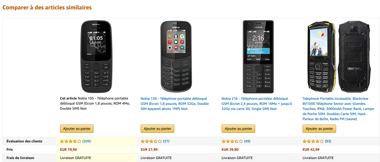 vente portables