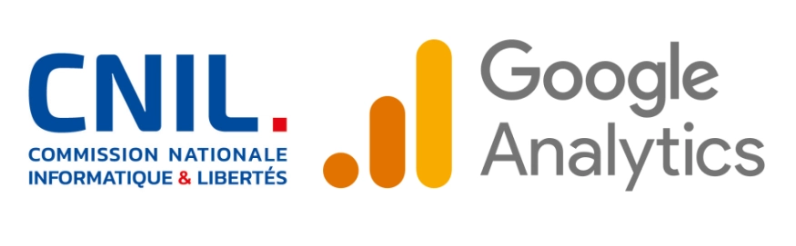Logos de la CNIL et de Google Analytics